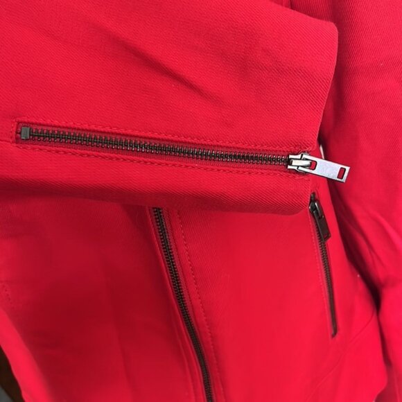 Banana Republic RED Moto Jacket Size XL - Picture 4 of 6